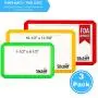Silicone Baking Mats - Set of 3 - Baking Mats Non Stick Silicone BPA Free with Measurements - 2 Half Sheet Baking Liners and 1 Quarter Sheet Pan Silicone Mat by Silchef