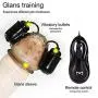 Redesign Waterproof Vibarating Pěnǐs Ring Rechargeable Massager with 7 Speed Silicone Vibrantions Toy for Men Couples