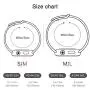 Kaome Compatible with Apple Watch Band 44mm 42mm 40mm 38mm, Soft Silicone iWatch Bands Replacement Sport Bands Compatible with iWatch Series 5/4/3/2/1, Nike+, S/M M/L
