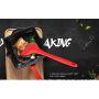 Kitchenware Utensils Premium Silicone Non-Stick and Heat Resistant Utensils for Cooking, Flipping and Pressing Red 2 packs