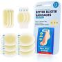 Dr. Fredericks Original Better Blister Bandages - 12 ct Variety - Waterproof Hydrocolloid Bandages for Foot, Toe, & Heel Blister Prevention & Recovery - Blister Pads