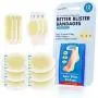 Dr. Fredericks Original Better Blister Bandages - 12 ct Variety - Waterproof Hydrocolloid Bandages for Foot, Toe, & Heel Blister Prevention & Recovery - Blister Pads