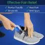 3 Pairs Silicone Gel Heel Cups - Shoe Inserts for Plantar Fasciitis, Sore Heel Pain, Bone Spur & Achilles Pain - Pad & Shock Absorbing Support (Men/Large)