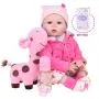 CHAREX Realistic Reborn Baby Dolls, Lifelike Silicone Baby Dolls, Weighted Newborn Dolls with Giraffe Gift for Ages 3+