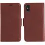 AmazonBasics iPhone X PU Leather Wallet Detachable Case, Dark Brown