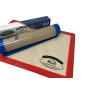 ALIZ Kitchenware Baking Mats Silicone 2 Pack Baking Sheets,Half Sheet Size 16.5" x 11.5", Sil Pads For Baking Professional Grade Non Stick For Cookie (Blue & Red), by ALIZ