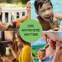 Yoocaa Reusable Silicone Collapsible Straws - Portable Drinking Straw with Carrying Case and Cleaning Brush, BPA Free - Green