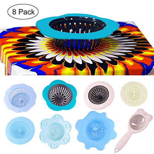 Acrylic Pouring Strainer, 8 Pieces Plastic Silicone Strainer Flower Drain Basket for Pouring Acrylic Paint, Flower Strainers Plastic Silicone Drain Basket Unique Pattern Train Art Supplies