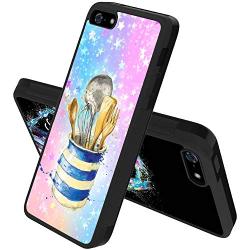 iPhone SE 5s 5 Case,Flexible Soft TPU Cover Shell,Slim Silicone Black Rubber Non-Slip Durable Design Protective Phone Case for iPhone SE 5s 5 -Kitchenware