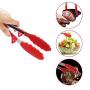 FOOX Set of 2-9,12 Inch Stainless Steel Kitchen Tongs, with Support Function Cooking Tongs Heavy Duty Locking Kitchen Barbecue Tongs Set for Barbecue, Cooking, Grilling
