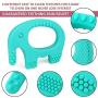 Baby Teething Toys - BPA Free Silicone - Easy to Hold, Soft and Highly Effective Cute Elephant Teether - Best Unique Baby Shower Gifts - Teethers Toy for Freezer