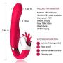 Rechargeable Handheld Massager Wireless Powerful But Quiet Medical Silicone Different Frequency Vibranting & Sucking Toys Waterproof Wand with Sucking Function