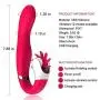 Rechargeable Handheld Massager Wireless Powerful But Quiet Medical Silicone Different Frequency Vibranting & Sucking Toys Waterproof Wand with Sucking Function