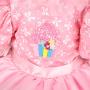 Realistic Reborn Baby Doll Silicone Vinyl Toddler Girl Back Long Hair with Pink Dress 24 Inches