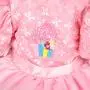 Realistic Reborn Baby Doll Silicone Vinyl Toddler Girl Back Long Hair with Pink Dress 24 Inches