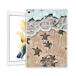 GinHo Customized Protective Cover iPad Pro 12.9 inch 2018 Baby Turtle with Slim Soft Durable TPU Ultra-Clear Silicone UV Printing Case