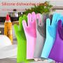 Silicone Dishwashing Gloves Kitchen Cleaning Multi-purpose Silicone Gloves Kitchenware Wear resistant
