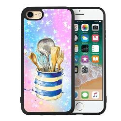 Kitchenware Glossy Edge Case Cover Compatible for Apple iPhone 7 and 8 4.7in