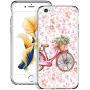 iPhone 6s 6 Case,Flexible Soft TPU Cover Shell,Slim Silicone Black Rubber Non-Slip Durable Design Protective Phone Case for iPhone 6s 6 -Bicycle