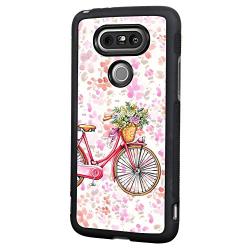 LG G5 Case,Flexible Soft TPU Cover Shell,Slim Silicone Black Rubber Non-Slip Durable Design Protective Phone Case for LG G5 -Bicycle