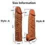 Privacy Packaging. Silicone penile Condom Expander expands Male Chastity Toys Lengthen Cock Sleeves Dick 22Socks Reusable Condoms 3324