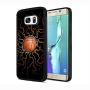 Samsung Galaxy S7 Case with Basketball Fire Pattern Whimsical Design Bumper Black Soft TPU and PC Protection Anti-Slippery &Fingerprint Case for Samsung Galaxy S7