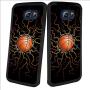 Samsung Galaxy S6 Case with Basketball Fire Pattern Whimsical Design Bumper Black Soft TPU and PC Protection Anti-Slippery &Fingerprint Case for Samsung Galaxy S6