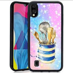 Samsung M10 Case,Flexible Soft TPU Cover Shell,Slim Silicone Black Rubber Non-Slip Durable Design Protective Phone Case for Samsung M10 -Kitchenware