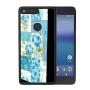 Google Pixel Case, Blue Flower Shock-Absorption TPU Rubber Bumper Google Pixel Case, Ultra Thin Slim Protective Cover for Google Pixel-Black