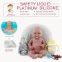 Vollence 14 Inch Realistic Real Baby Doll,PVC Free,Full Body Silicone Baby Dolls,More Like Real Kids,Handmade Lifelike Soft Alive Baby Doll with Clothes - Girl