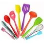 Silicone Kitchenware Set of 10 Sets - Color Silicone Spatula Spaghetti, To Protect The Non-Stick Pan Intact, 10 piece set