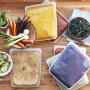 Stasher 100% Silicone Reusable Food Bag, Large 1/2 Gallon Storage and Sous vide Size, 10-inch (64.2-ounce), Clear