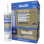 GE GE5000 Silicone 2+ Window & Door Sealant Caulk, 10.1oz, Clear