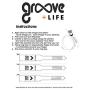 Groove Life - Silicone Ring for Men and Women Wedding or Engagement Rubber Band with Lifetime Coverage, Breathable Grooves, Comfort Fit, and Durability - Original Solid