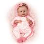 Lifelike Baby Doll Poseable and Weighted with Hand-Rooted Hair by The Ashton-Drake Galleries