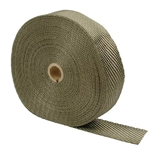 Design Engineering 010133 Titanium Exhaust Heat Wrap with LR Technology, 1" x 100 Roll