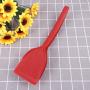 Hemoton Grip and Flip Tongs Spatula 2 in 1 Cooking Turner Silicone Kitchen Spatula for Steak Omelette Pancake Egg Frying Red