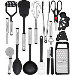 Home Hero Kitchen Utensil Set - 23 Nylon Cooking Utensils - Kitchen Utensils with Spatula - Kitchen Gadgets Cookware Set - Best Kitchen Tool Set