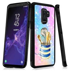 Samsung Galaxy S9 Case, Kitchenware Shock-Absorption TPU Rubber Bumper Samsung Galaxy S9 Case, Ultra Thin Slim Protective Cover for Samsung Galaxy S9-Black
