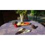 roro Hand-Crafted Long, Sustainable Wood Serving and Cutting Board with Bark, Large