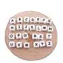 Baby Love Home 60pcs 12mm Silicone Beads in 26 Letters Baby Teether DIY Nursing Necklace Bracelet Accessories BPA Free Newborn Mom Gift