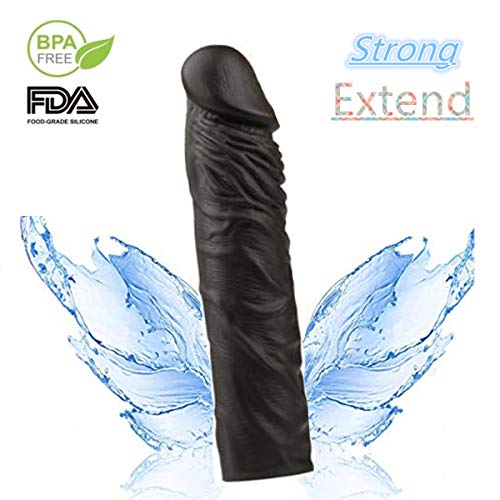 Silicone Cóndom Reusable Pênnís Sleeve Enlargement Toys for Men Chástity Clítoris Stímulator Pênnís Ringszwfcc