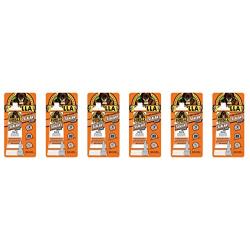 Gorilla 100 Percent Silicone Sealant Caulk, 2.8 ounce Squeeze Tube, Clear, (6 Pack)