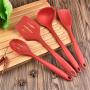 10 Pcs Kitchenware Silicone Heat Resistant Kitchen Cooking Utensils Non Stick Baking Tool Cooking Tool Sets Barbecue Tool Set,Green