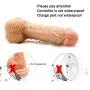 Rzoeox Realistic Silicone Dildo with Suction Cup - 8.5 Inch Lifelike Penis Wireless 10 Meter Remote Control 8 Speed Vibrator Vibrant Adult Sex Toy for Women Masturbation