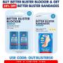 Dr. Fredericks Original Better Blister Bandages - 12 ct Variety - Waterproof Hydrocolloid Bandages for Foot, Toe, & Heel Blister Prevention & Recovery - Blister Pads