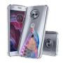 Moto X4 Case, Soft TPU Slim-Fit Flexible Ultra-Thin Clear Case, Full-Body Rugged Bumper Print Arowana Case for Moto X4, Transparent