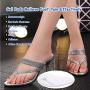 Gel Metatarsal Pads for Thong Sandals Flip-Flops, 2Pairs Forefoot Cushion Inserts, Ball of Foot Grip Pads for Metatarsal Support and Pain Relief, Anti-Slip