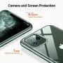 TORRAS Crystal Clear iPhone 11 Pro Case, Soft Silicone TPU Thin Cover Slim Gel Phone Cover Case for iPhone 11 Pro 5.8 inch (2019), Midnight Green