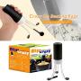 3-Speed Automatic Mixer Eggbeater Crazy Egg Beater Hands-Free Pot Mixer Blender Frying Tools Automatic Cooking Portable Stainless Steel Electric Kitchen Picnic Camping Food